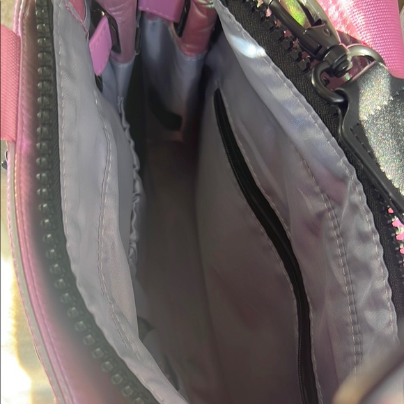 Metallic Pink Quilted Shoulder Bag Sunday sale - Picture 12 of 16